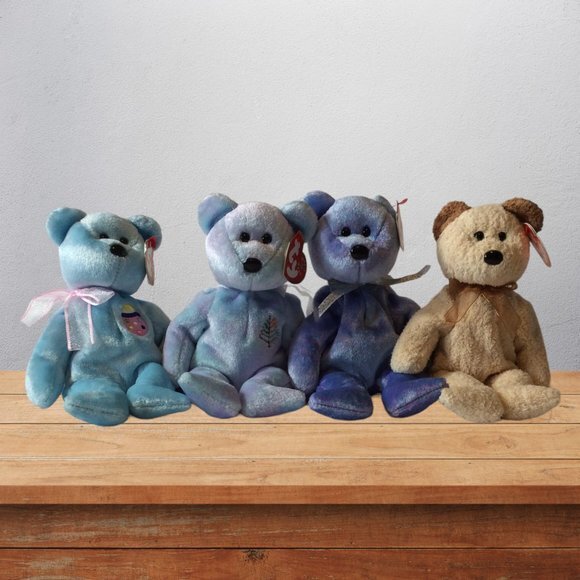 Ty Other - Lot of Ty Beanie Baby Bears Vintage NWT